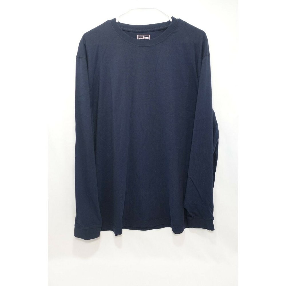 L.L. Bean Longsleeve Blue Shirt Traditional Fit Size XL